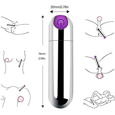Lärmarmer dünner Stelle 10 Geschwindigkeits-Mini Bullet Vibrators G Massager