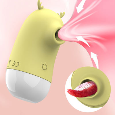 Saugen Honey Sex Toys Licking Clitoris-Vibrator-doppelten Anregungs-Nippel Clit-Saugers