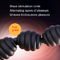 Schwarzes bionisches Entwurfs-großes Silikon-anales Perlen-Prostatamassager-Spielzeug 170*19MM