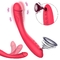 Frauen-Silikon Dildo-Vibratoren, die Geschwindigkeits-Sexspielzeug des Vagina Masturbator-Orgasmus-20 saugen