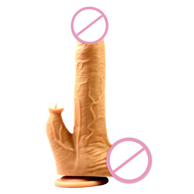 Realistischer Penis Dildo-Vibrator Toy Automatic Telescopic Swing Vibrating Dick For Women