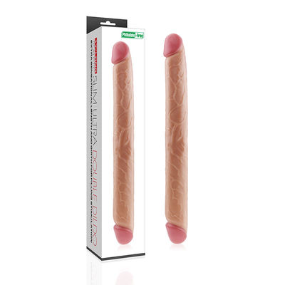 17&quot; Honey Sex Toys Realistic Double beendete Weiche PVC-Penis des Massager-43cm